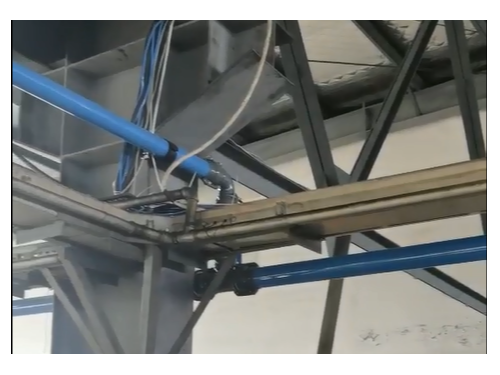 空壓機節能管道項目安裝完成！